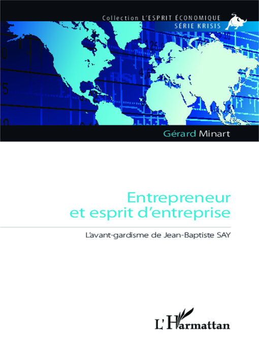 Title details for Entrepreneur et esprit d'entreprise by Gérard Minart - Available